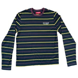 Stripe Guess Long Sleeve Shirt (S)